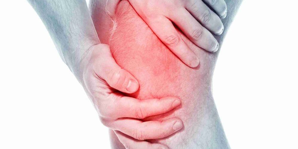 The pain in a bent or flat knee symptom is the arthrosis of the knee wrist